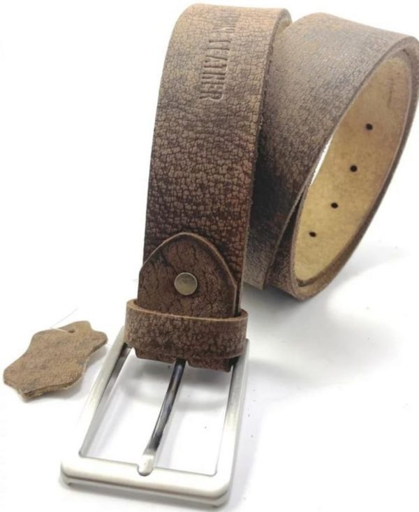 Mens Full Grain Genuine Cowhide Leather Belt Strap Hand-Crafted 1-1/2″ Wide

A Great Work Belt, As Well As A Good Casual Belt

1-1/2″ Wide, Sizes Range From 30″ To 44″ And Features 3 Part Snap System For Secure Fastening Of Buckle, And One Mathing Leather Holder

Measured from where the leather ends at the buckle end to the middle hole at the tip end