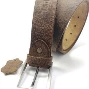 Mens Full Grain Genuine Cowhide Leather Belt Strap Hand-Crafted 1-1/2″ Wide

A Great Work Belt, As Well As A Good Casual Belt

1-1/2″ Wide, Sizes Range From 30″ To 44″ And Features 3 Part Snap System For Secure Fastening Of Buckle, And One Mathing Leather Holder

Measured from where the leather ends at the buckle end to the middle hole at the tip end